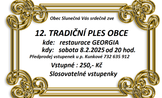 12. tradiční ples obce