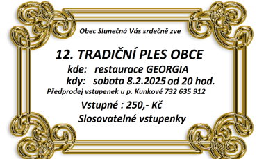 12. tradiční ples obce