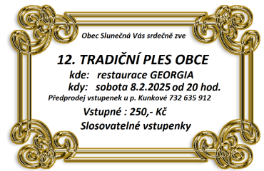 12. tradiční ples obce