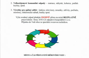 Sběrový den 4.10.2025 Sběrový den 4.10.2025